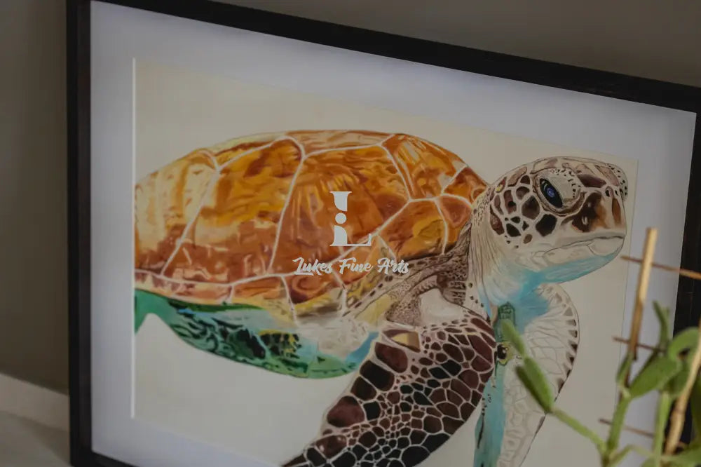 Unraveling the mysteries of the deep: A sea turtle's vibrant portrait, its shell a map of ancient journeys, opens a window into the fascinating lives of these ocean nomads and sparks a thirst for exploration.